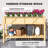 Elevated Dual-Tier Garden Bed Elevated Wood Planter Box with Storage and Efficient Drainage, Perfect for Easy and Organized Gardening.-897013648