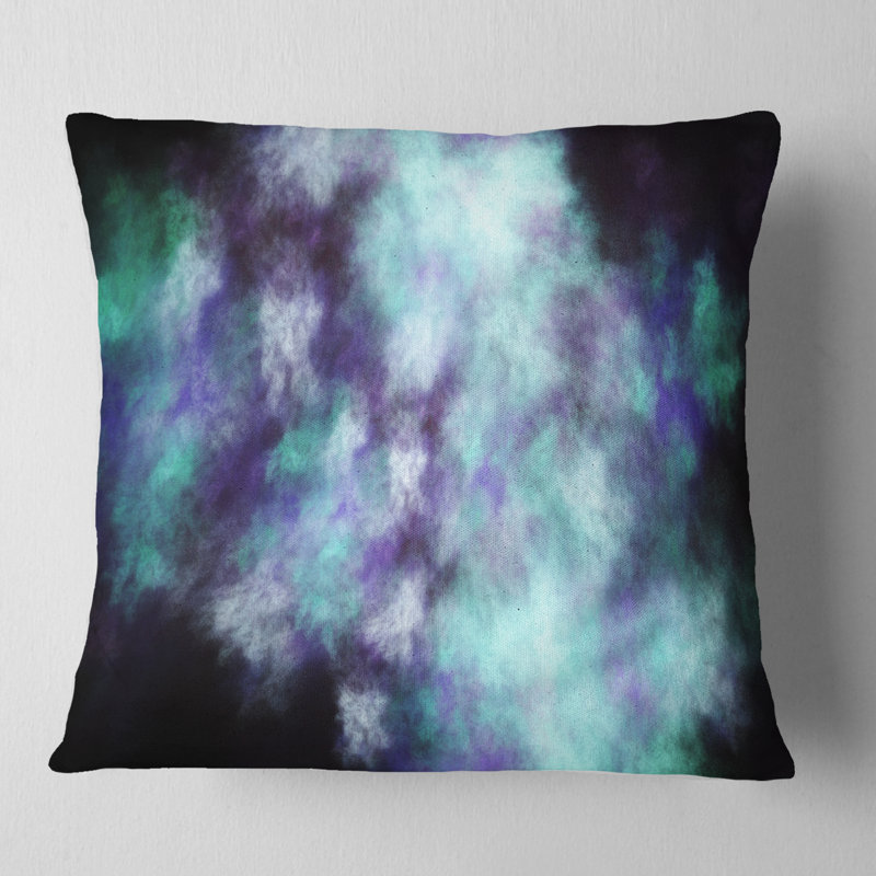 Ciel étoilé Perfect Flowery - coussin imprimé abstrait, Coussin décoratif, 16 po x 1 po