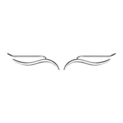 1 paire de boucles d'oreilles clouées au design épuré avec boucles d'oreille légères à surface lisse de style minimaliste