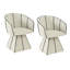 Chaise de salle à manger pivotante Kesslyn-126016345
