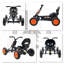 AIYAPLAY Pedal Go Kart Sporty Design Steel Frame Ages 2-5 Years-120164815