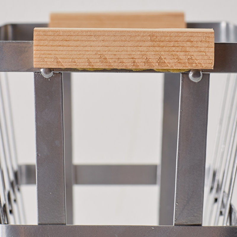 Ensemble de 3 paniers en métal, Galvanisé