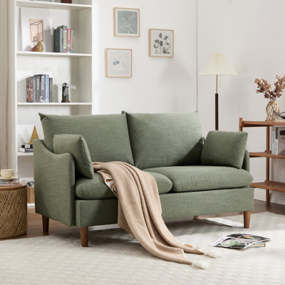 2 Seater Linen Blend Sofa