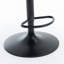 Tabourets pivotants avec hauteur réglable, dossiers capitonnés et base stable-1735905352