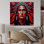 Amérindien coloré II - art mural boho acrylique pour le salon