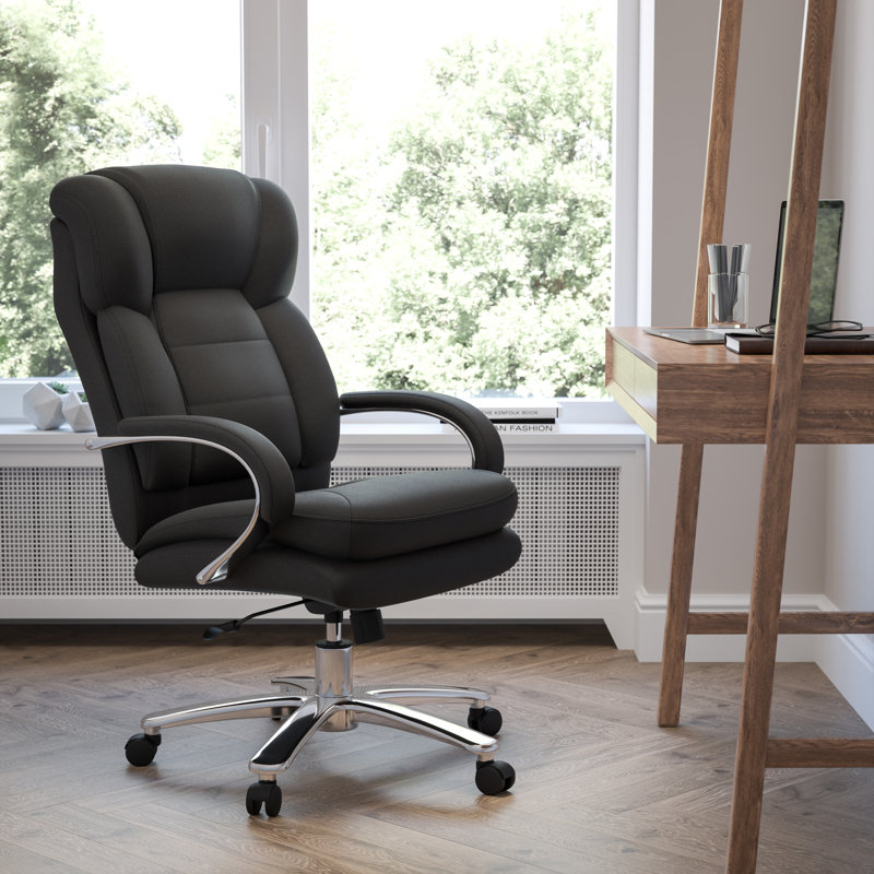 Hercules Oliverson 24/7 Intensive Use Swivel Office Chair with Loop Arms
