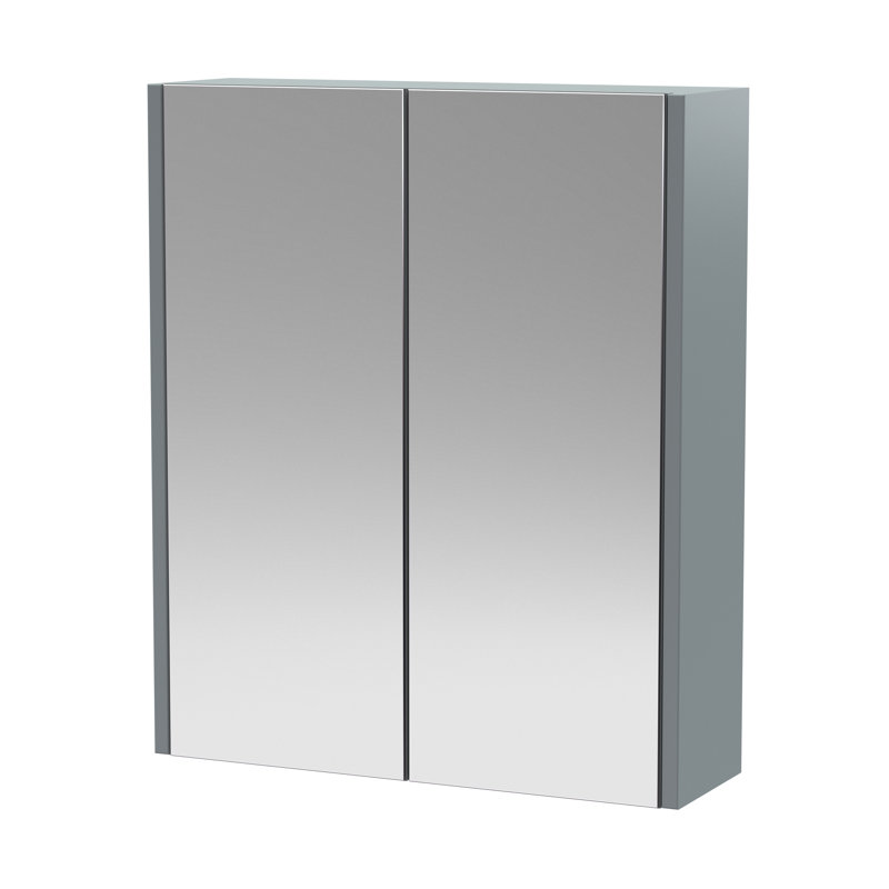 Juno Surface Mirrored Bathroom Cabinets with Mirror and 1