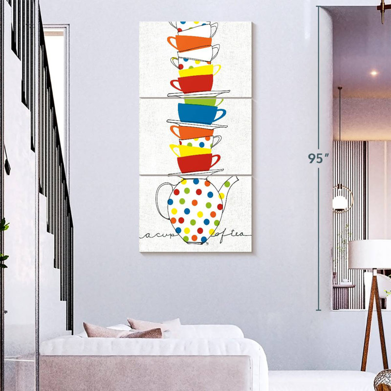 Stack Of Cups, 75" H x 36" W