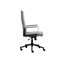 CHAISE DE BUREAU SWANSON - POLO CLUB STONE / BRAVO MÉTAL - Gris