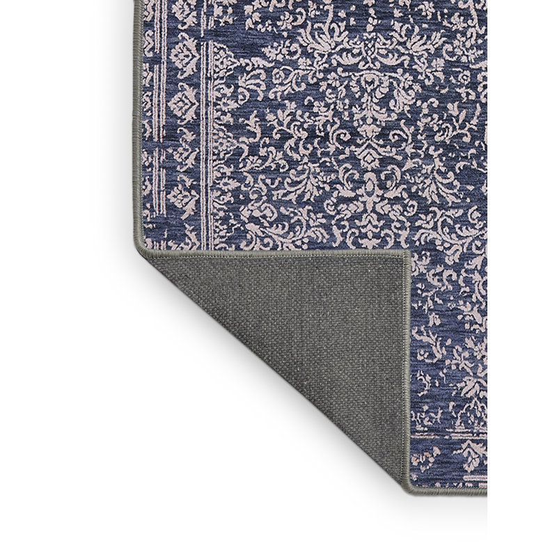 Tapis floral bleu, Rectangle 7 pi x 9 pi