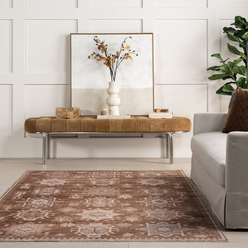 Tapis multi-médaillons Avalon SpinClean, Rectangle 8 pi x 10 pi
