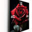 Horloge murale florale rouge et noire Elegance I-99632108