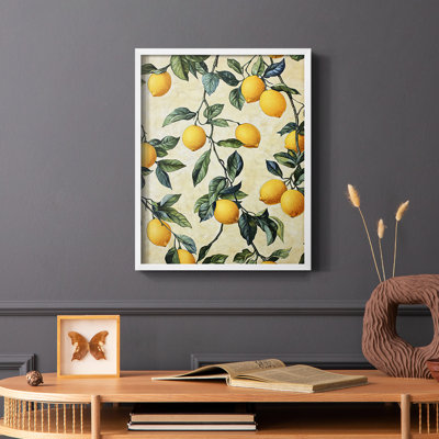 WM MORRIS Series DLXVI  -Premium Framed Print -Ready to Hang - No Nails Required
