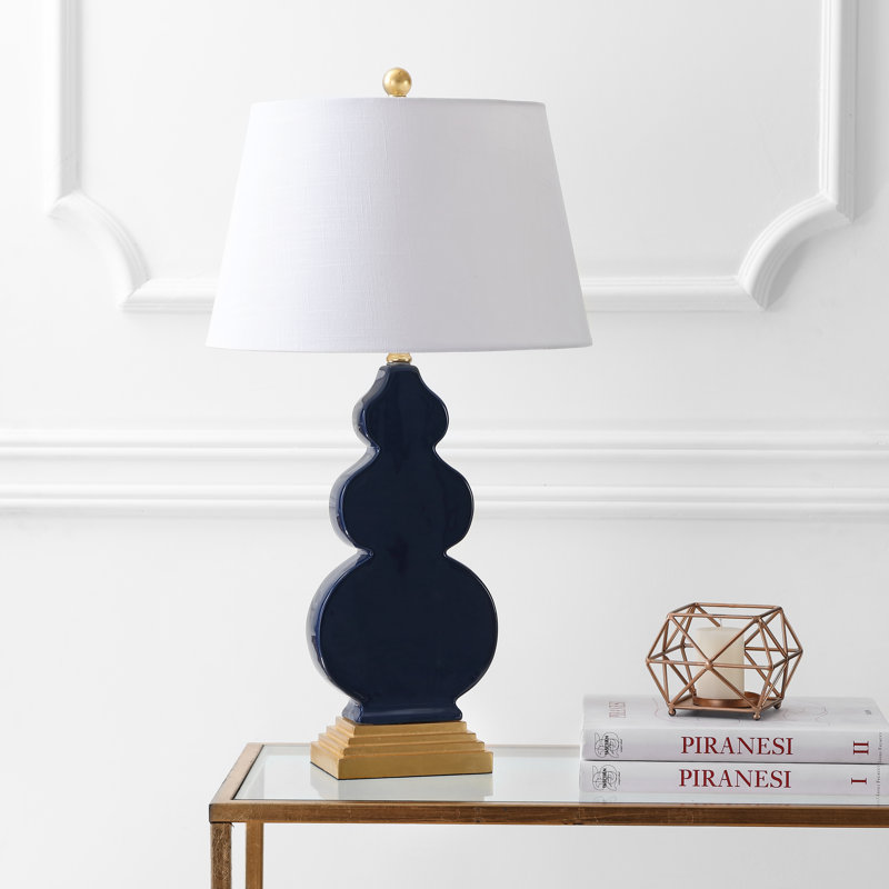Hersom Lamp, Navy/Gold