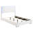Dulcey White High Gloss 4-Piece Full Bedroom Set