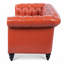 Canapé Chesterfield à accoudoirs roulés 3 places