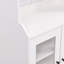 Armoire haute polyvalente avec courbes gracieuses et tablettes réglables pour le rangement-1594768633