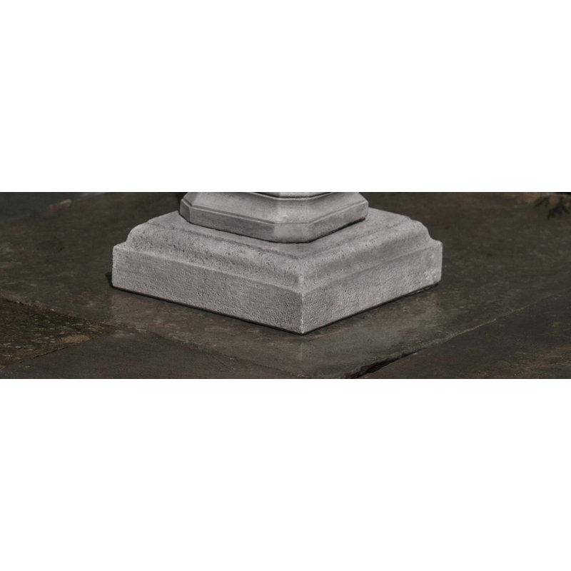 Urn Plinth Pedestal, Nero Nuovo