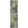 Machine Washable Indoor/Outdoor Xhevrie Green Rug