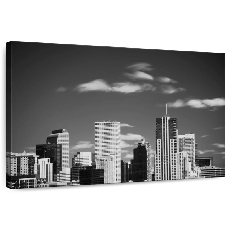 Sireci BW Denver Skyscrapers, 16" H x 24" W