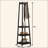 Vassen Coat Rack W/ 3-Tier Storage Shelves In Finish-543575136