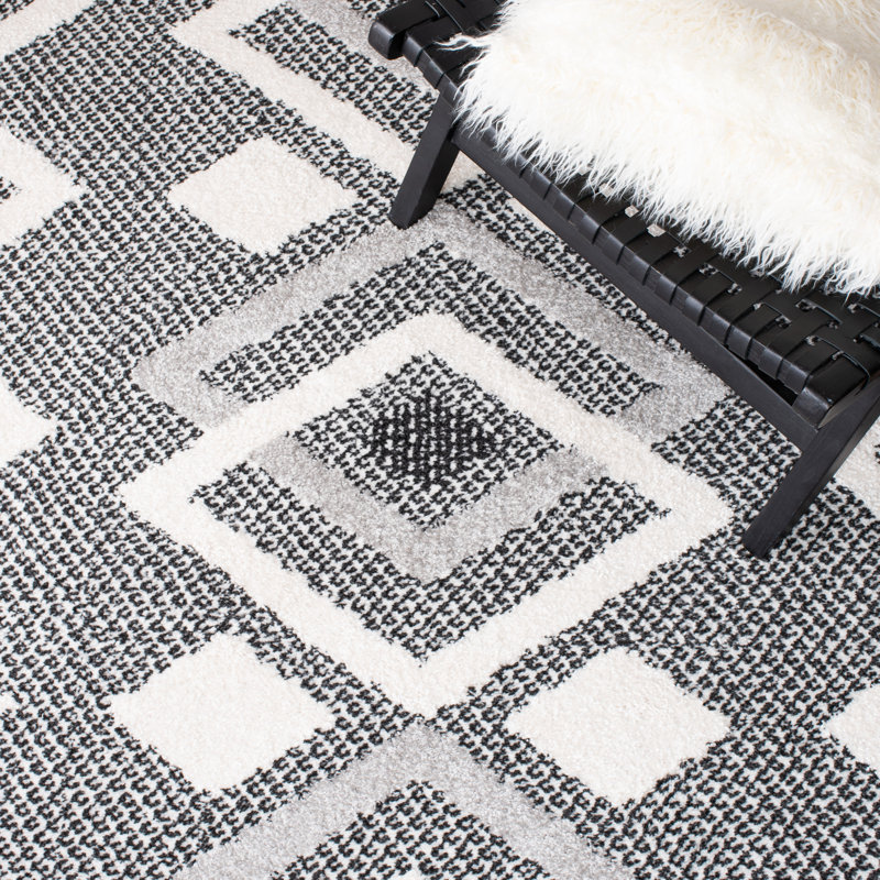 Tapis à poils longs Weidman, Carré 6 pi 7 po