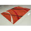 Tapis brun/noir/rouge tissé à la machine Mccollough-24619448
