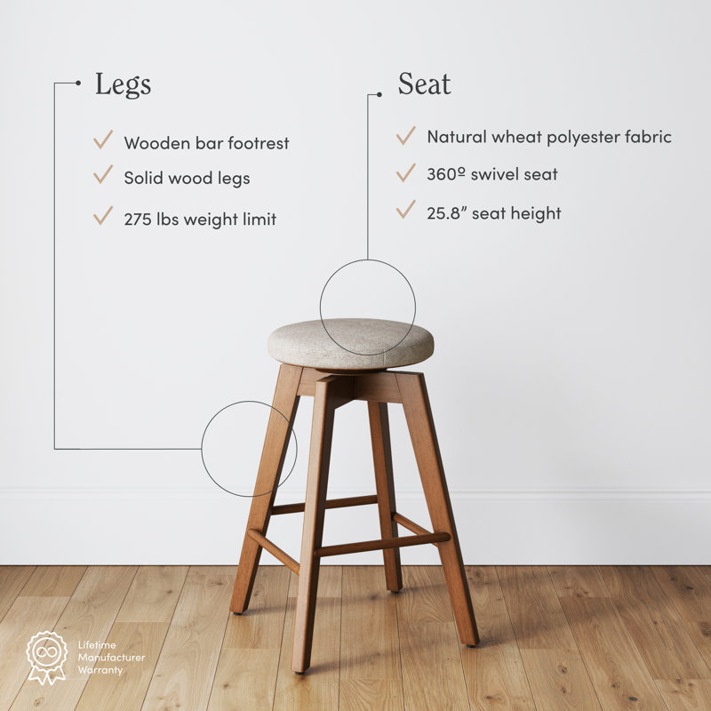 Swivel 26'' Counter Stool