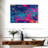Blue Magenta Abstract Canvas Print-1374365367