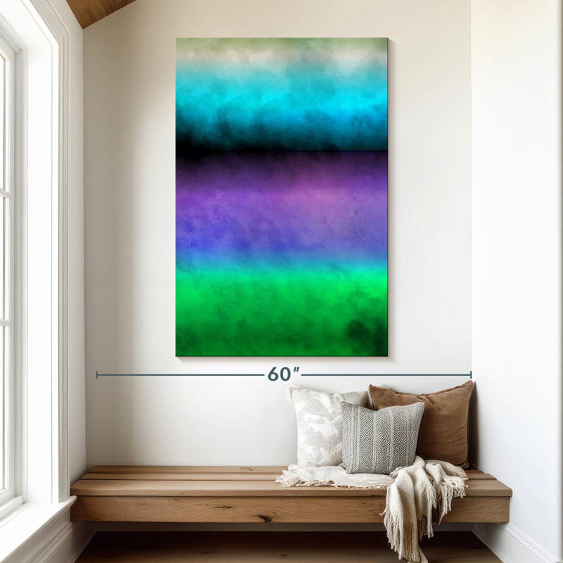 Avery Purple Center, 51" H x 34" W