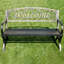 Banc de parc extérieur en métal Lundin-171661443