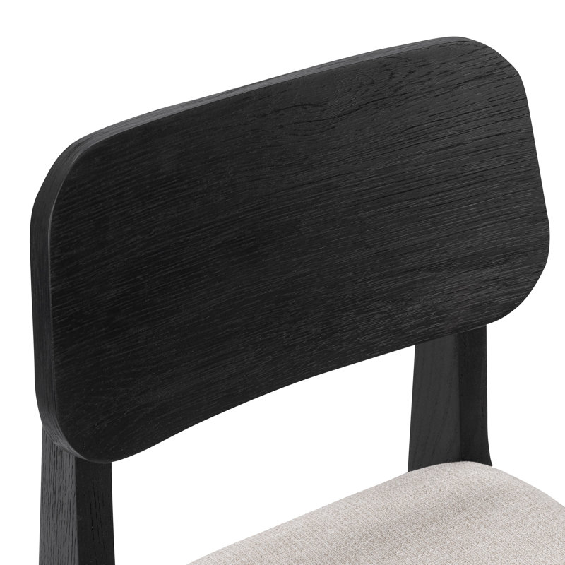 Deaven Upholstered Solid Wood Dining Chair