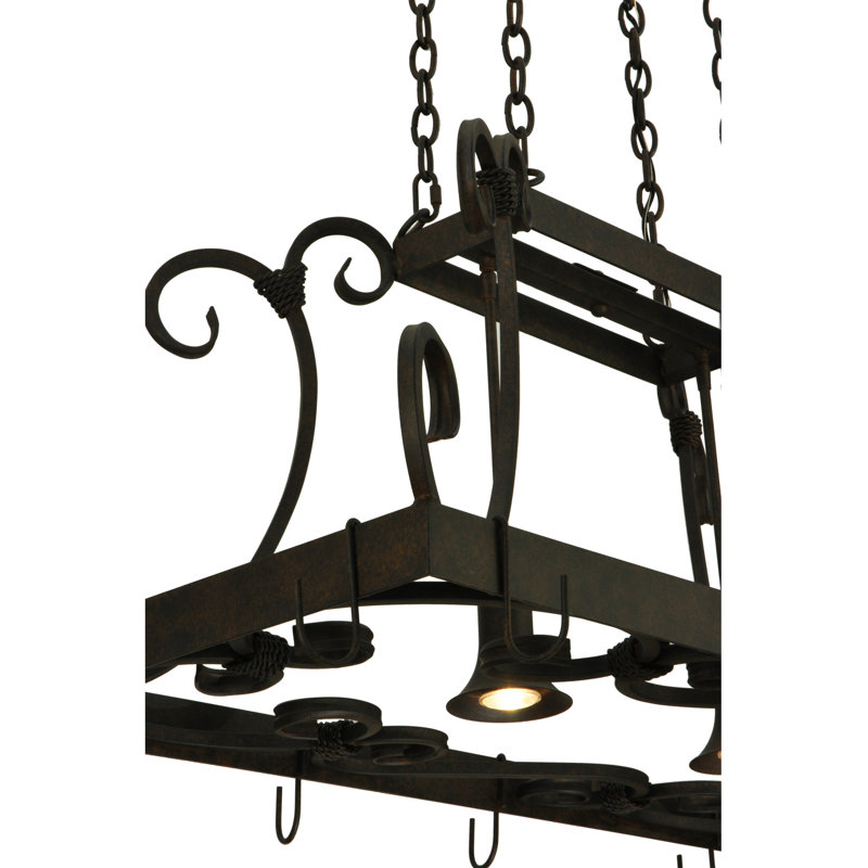 2 Light Pot Rack