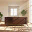 Canapé 3 places en cuir d'hévéa capitonné capitonné l 78,75 po x P 29,25 po x Christopher Knight Home
