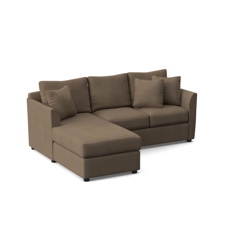 Cecelia Upholstered Sectional, Left Hand Facing, Cruise Adrift Woven Stripe
