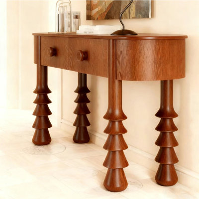 Console en bois de style médiéval