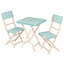 Ensemble bistro d'extérieur 3 pièces en bois d'acacia