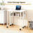 Folding Desk Small Rolling Desk with Storage Shelf and Wheels for Small Spaces-389570566-389570569