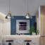 Kingsgate 1 - Light Brushed Silver Pendant
