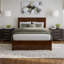 Lit plateforme en bois massif Nantucket avec pied de lit et gigogne-120232360-120232359