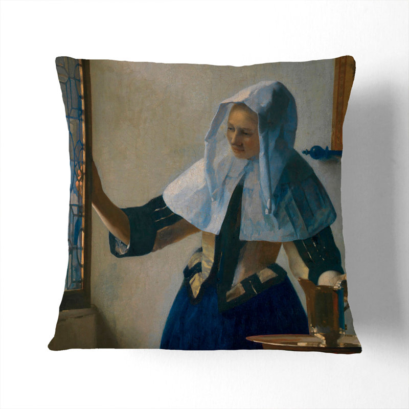 Square Cushion, 40cm H x 40cm W x 15cm D, Stone