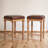 Counter Height Bar Stools, Backless Kitchen Counter Stools, Mid Century Modern Upholstered with Solid Wood Frame & Oil Wax Leather for Kitchen Island Dining Room-511295689-511295686