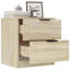 Jaicen 45cm W Manufactured Wood Bedside Table-451405640