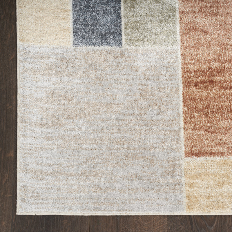 Arthur-Jack Geometric Indoor Rug, Rectangle 4' x 6'