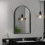 Krysha Metal Half-circle Mirror-1402786495