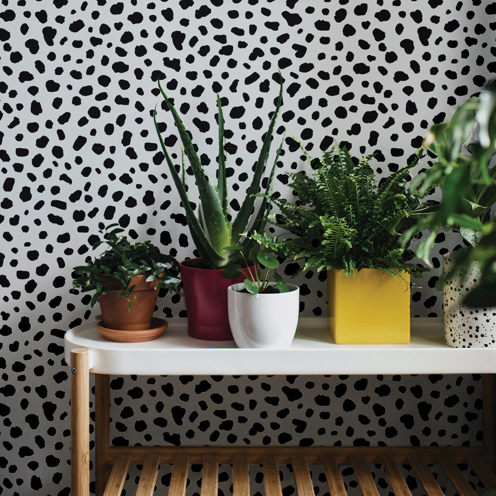 Scout Peel And Stick Wallpaper By Novogratz, Black/White