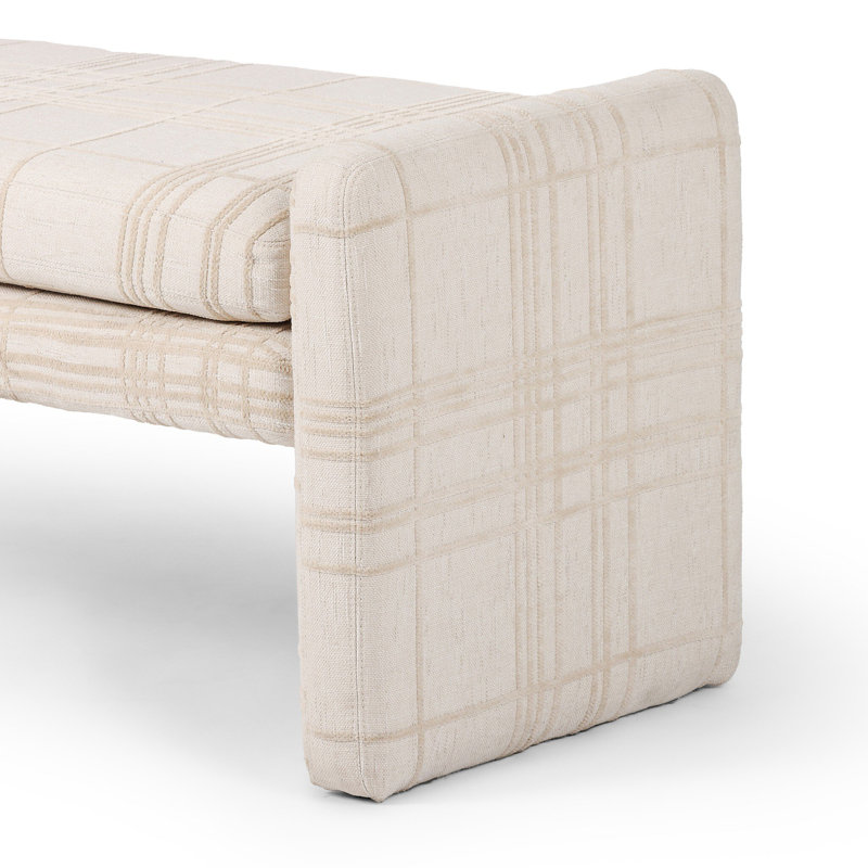 Serena Accent Bench, Surrey Ochre, 19" H x 70" W x 18" D