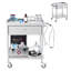 Chariot utilitaire en acier inoxydable 2 couches