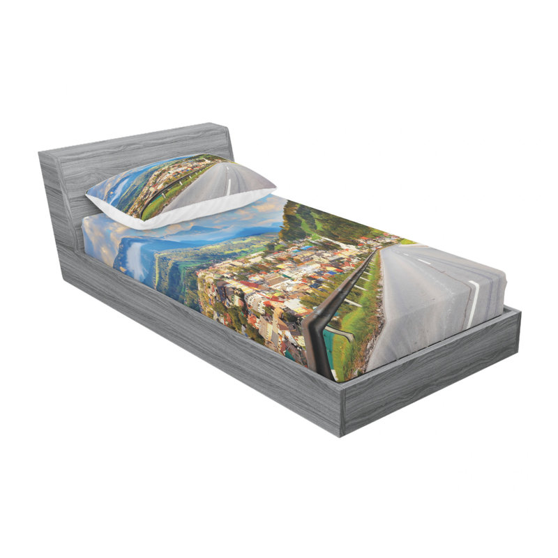 Microfiber Sheet Set, Twin XL Sheet Set with Fitted Sheet
