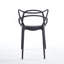Chaise en plastique 4 pièces-1297905964